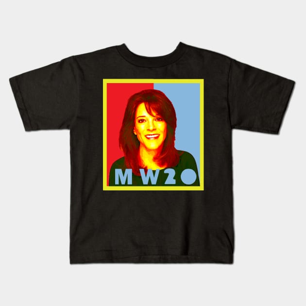 marianne williamson for president 2020 Kids T-Shirt by Yaman